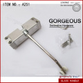 Sprung arm door closer